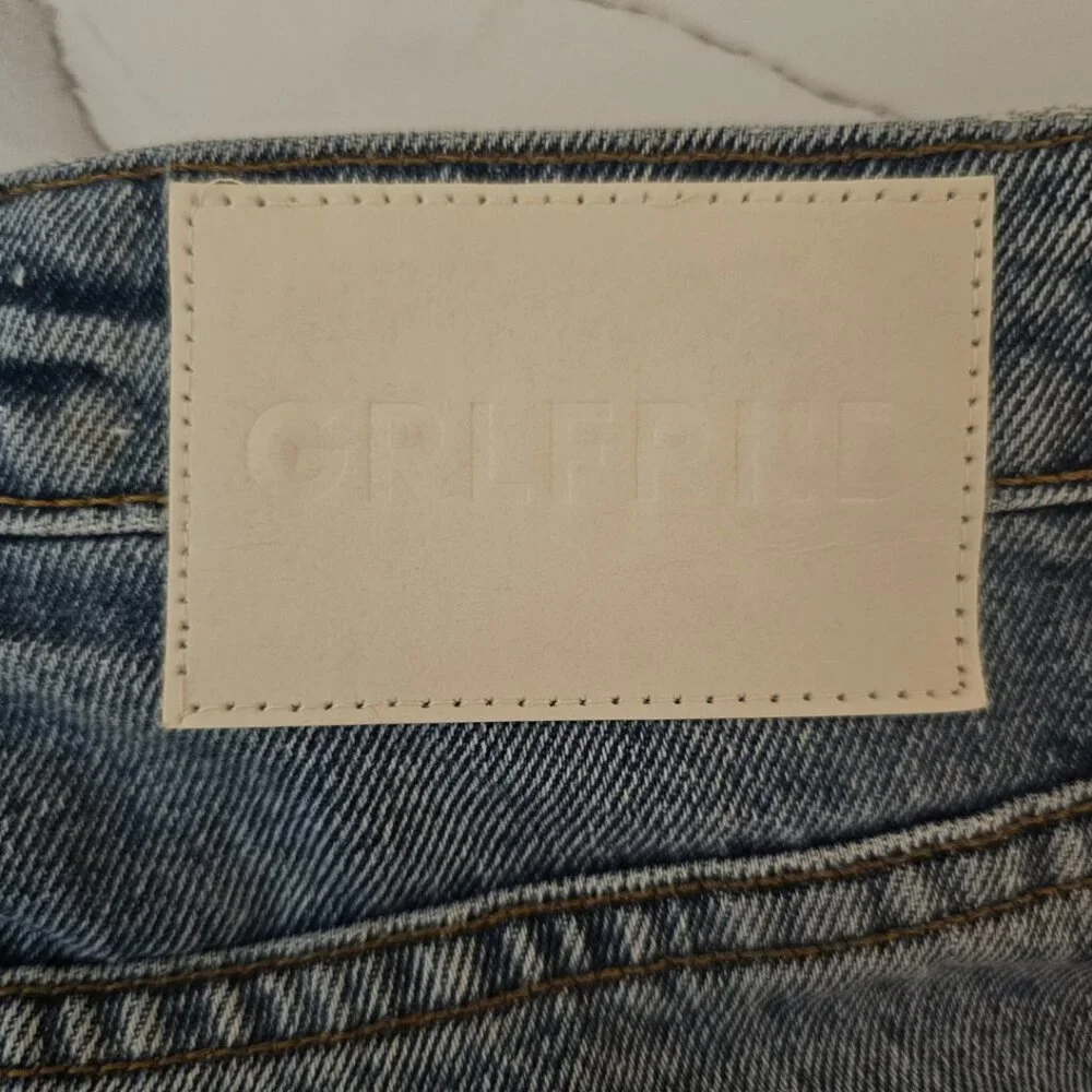 Grlfrnd The Melanie High Rise Boot Cut Cotton Denim Jeans 23 - Picture 7 of 12